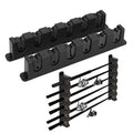 UNITACKLE Fishing Rod Holder Wall Mount, Vertical/Horizontal Fishing Rod Rack with EVA Foam Padding, 6 Rod Storage for Garage, Boat, Shed, Truck, Fishing Pole Stand Organizer,Fishing Gear Accessories