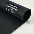 FLEXIMOUNTS 4'11" x 3' Garage Floor Mat Oil Spill Mat, Waterproof Garage Flooring for Cars & SUVs,Absorbent, Slip-Resistant, Quick Dry Carpet Fabric