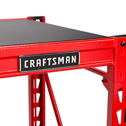CRAFTSMAN 2-Shelf 3-Foot Tall Stackable Tool Chest Depth Storage Rack (3-Feet, 1 Set)
