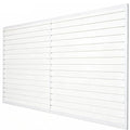 Slatwall Panels Garage Slat Wall Storage Systems Garage Wall Organizer, Slatwall Panels Slat Board PVC Wall Panels Slatwall Displays Garage Tool Organizer Wall Mount Slate Wall, White, 8'Lx4'W