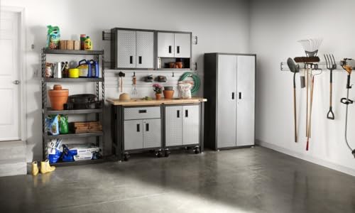 Gladiator 36" Wide EZ Connect Rack with Five 18" Deep Shelves, GARK365TGG