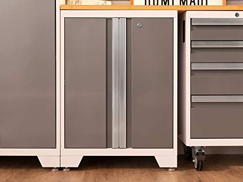 NewAge Products Bold Series White 9 Piece Set, Garage Cabinets, 54999