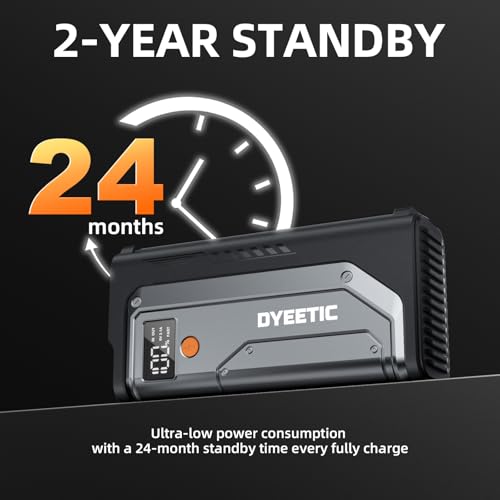 7000A Jump Starter, 12V Car Battery Booster Pack(All Gas/12.0L Diesel)，Car Starter Smart Jumper Cables with Quick Charger, Battery Jumper 26800mAh Portable Power Bank，800LM Flashlight