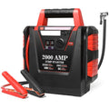Jump Starter with Air Compressor,2000A Car Battery Jumper Starter 260 PSI Tire Inflator,6 in 1 Auto Lead-Acid Battery Booster Jump Starter for Up to 10.0L Gas or 8.0L Diesel with LED Light