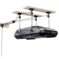 Cargo Box Ceiling Storage Hoist,180lbs Pulley System for Garage Ceiling Storage, Heavy Duty Garage Pulley Lift System for Roof Cargo Box, Garage Hoist for Overhead Storage, Fits 8-16ft Ceilings