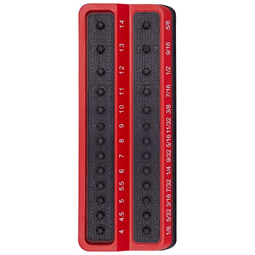 CRAFTSMAN Socket Peg Holder, Tool Tray Storage Organizer, 1/4 Inch Drive (CMMT99414)