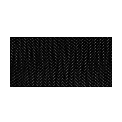 RESILIA Heavy Duty Garage Floor Runner & Protector Mat - Slip Resistant Diamond Plate PVC Mats - Water, Spill, & Stain Resistant, Black (4 feet x 8 feet), Made in The USA