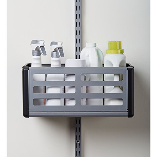 Rubbermaid FastTrack Rail Access Bin Garage Organization Bin for Sports Equipment/Gardening Supplies/Shed/Home/Garage/Item Storage