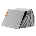 VEVOR Garage Floor Tiles 12 x 12 x 0.53 inch, Interlocking Design Ease of Installation Double-Sided Texture Non-Slip Sturdiness, for Garages, Basements, Repair Shops, Silver, 50 Pack