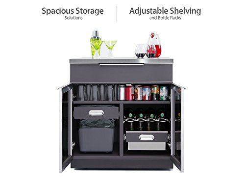 NewAge Products 65267 Outdoor Kitchen 64" W X 24" D 3 Piece Set