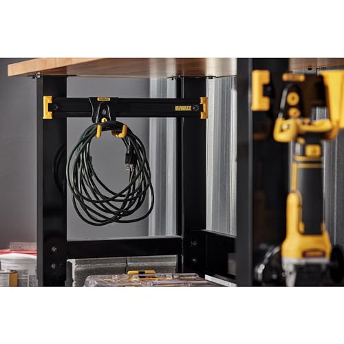 DEWALT Tool Organizer, Mount on Workbench, 20 Inch, Compact Metal Rail, DEWALT Workshop Storage System Compatible (DWST82827)