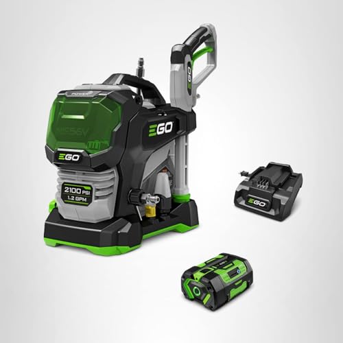 EGO Power+ Electric Pressure Washer, 2100 PSI Power Washer, Includes 56V 6.0Ah Battery and Charger - HPW2105