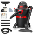 Shop-Vac 5985005 6 Gallon Wet/Dry Vacuum, 3.5 Peak HP, 1.25 Inch Diameter x 7 Foot Hose, 6 Foot Cord, Ideal for Home, Garage, and Workshop Cleaning