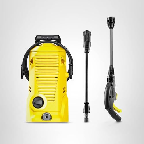 Kärcher Pressure Washer K 1, Max 1.45 GPM, 1700 PSI, Trigger Spray Gun & Vario Power Spray Wand - for Cars, Bikes, Deck, Driveways, Siding, Patios