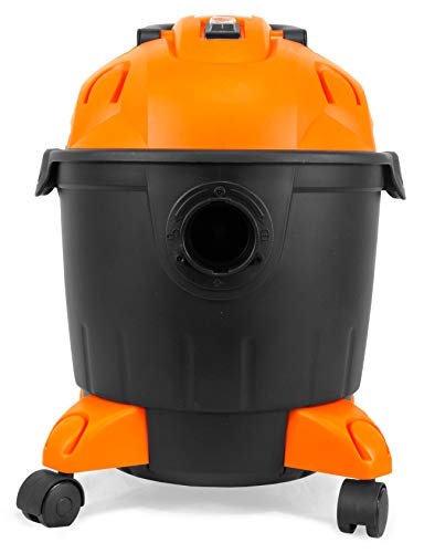 WEN VC4710 10-Amp 5-Gallon Portable HEPA Wet/Dry Shop Vacuum and Blower with 0.3-Micron Filter, Hose, and Accessories,Orange