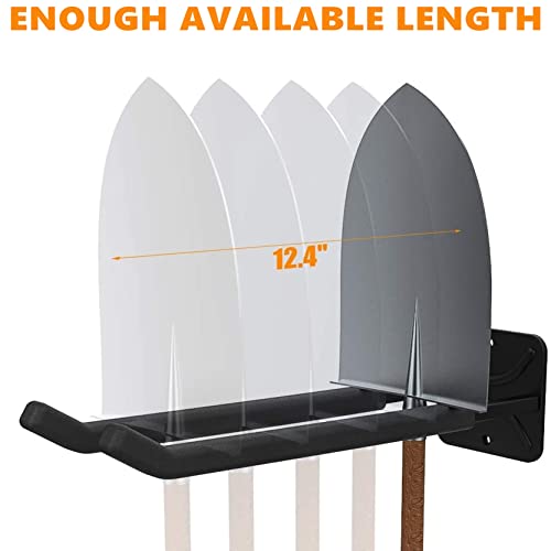 TORACK 4 Pack Garage Storage System Hooks, Heavy Duty Wall Mount Tool Organizer, Chair Hanger Garage Storage Utility Hooks for Car Tires, Ladders, Chairs, Strollers, Power Tools, Garden Tools