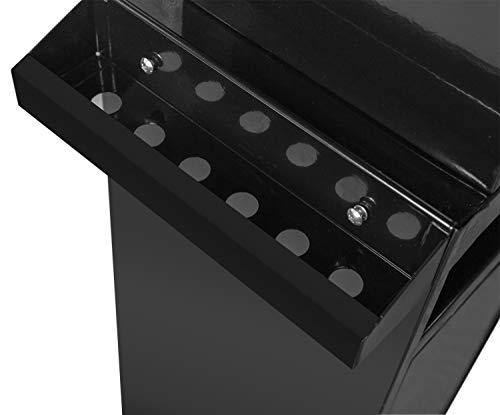 Road DAWG ATBT1204D-BLACK Torin Rolling Garage Workshop Tool Organizer: Detachable 4 Drawer Tool Chest with Large Storage Cabinet and Adjustable Shelf, Black