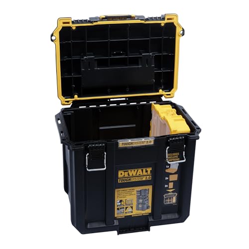 DEWALT TOUGHSYSTEM 2.0 Compact and Durable Deep Toolbox with Removable Dividers (DWST08035)