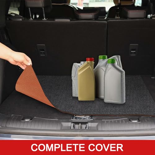 Golener Oil Spill Mat - 64"x32" Garage Floor Mat for Under Car, 1/4" Thick, Rubber Floor Mat, Absorbent Oil Mat, Protect Floor from Spills & Stains, Waterproof, Reusable, Washable, Durable, Heavy Duty
