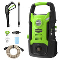 Greenworks 1600 PSI (1.2 GPM) Electric Pressure Washer (25°, 40°, Soap Applicator) Ideal For Cleaning Cars, Trucks, Boats, Outdoor Patio Furniture, Decks, and Windows