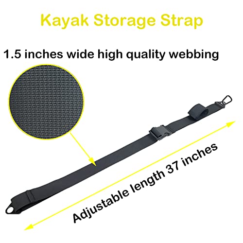 Heavy Rope Hoist Stainless Steel Pulley System with Storage Straps for Kayak Hanger Cargo Ceiling Storage Overhead Storage Watercraft Garage Storage Kayak Wall Hanging Sling Rope Tightening System