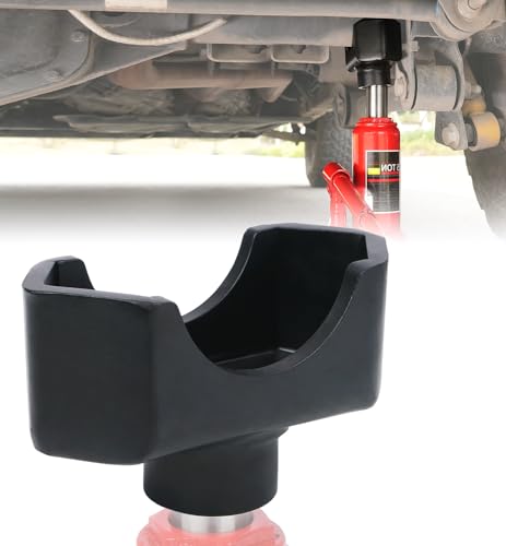 Lupar Jack Axle Adapter Lifting Saddle Compatible with Bottle Floor Jack for 3" Axle Tube - Black