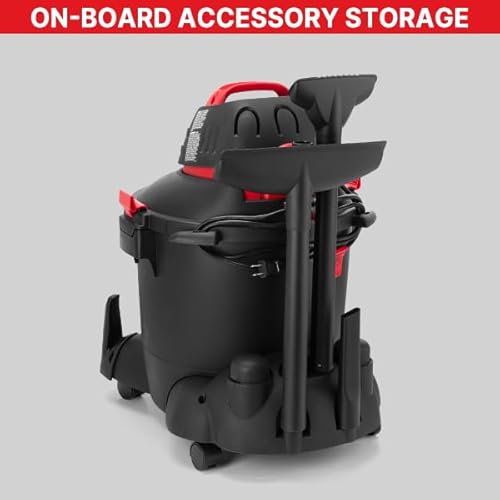 Shop-Vac 5922805 Wet/Dry Vacuum, 8 Gallon, 4.5 Peak HP, 1.25 Inch Diameter x 7 Foot Hose, 6 Foot Cord, Ideal for Jobsite, Garage, Workshop & Home