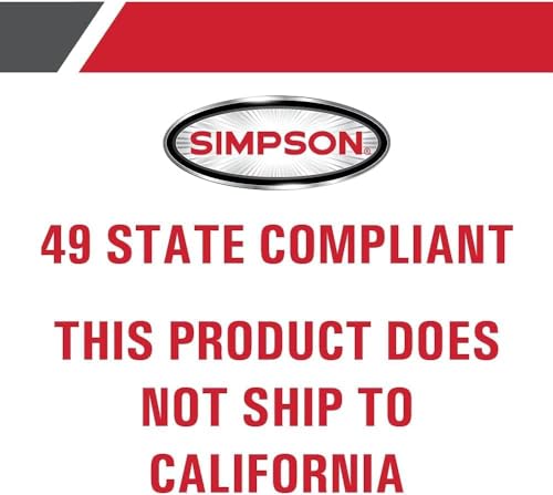 Simpson 3500 PSI Gas Pressure Washer, 2.5 GPM Commercial Power Washer, Honda Engine, Cold Water, 25' Hose, PowerShot, 49-State Compliant (PS3228)