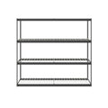 SafeRacks Garage Shelving - Storage Rack That Holds 500 Pounds Per Shelf - All Steel Shelves for Storage - Easy to Assemble Shelving Storage, Garage Shelf, Hammertone (24" x 92" x 84")