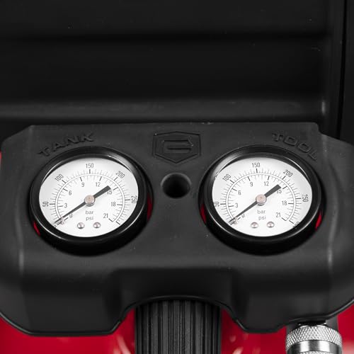 CRAFTSMAN 33 Gallon Air Compressor, 175 Max PSI, Portable Air Compressor, Vertical Air Compressor for Heavy-Duty Use, Ideal for Home Garage and Workshop, Efficient and Reliable Performance