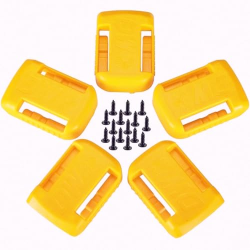 Tool Holders and Battery Mounts Compatible with Dewalt 20V and 60V, Heavy-Duty ABS Wall Organizer Rack with Screws, Drill and Battery Holder Mount for Garage, Workshop, Job Site (20 Pack)