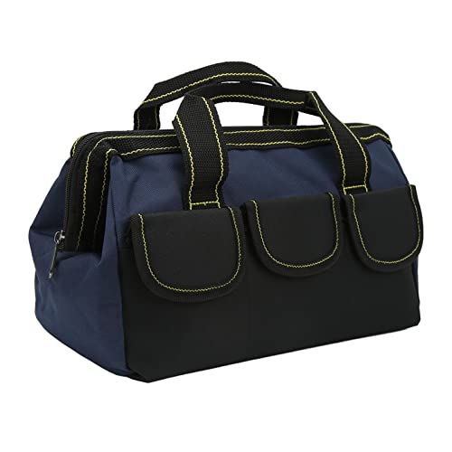 Saluaqui 24 Inch Inch Tool Bag Husky Tool Bag Hea 18in Duty Storage Wide Mouth Handbag for Workshop Home Multi Pockets Easy Access Design