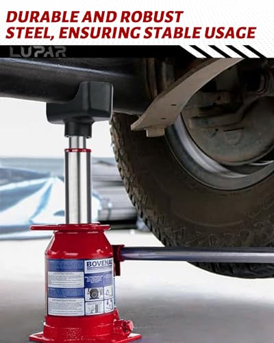 Lupar Jack Axle Adapter Lifting Saddle Compatible with Bottle Floor Jack for 3" Axle Tube - Black
