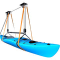 TRUSOON Kayak Hoist, Heavy Duty Kayak Pulley System for Garage Ceiling, Hold Up to 150 lbs Capacity, Canoe Garage Lift Storage System, Fit 10-18 Foot Ceilings, Black