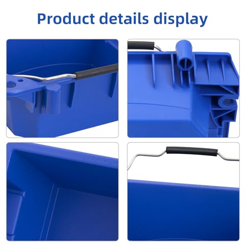 folosem AC52-UB Ladder Accessories Lock-in Job Bucket for Werner 6000 series, 6100 series, 6200 series, 6300 series,Blue