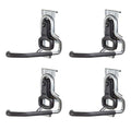 Rubbermaid Fasttrack Heavy-Duty Universal Garage Bicycle Storage Vertical Hanging Wall Hook Bike Rack for Bicycles up to 50 Pounds (4 Pack)