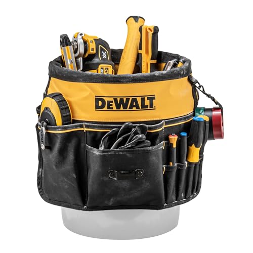 DEWALT Tool Organizer, 37 Pockets and Loops for Tool Storage Including a TOUGHCASE Pocket (DWST560109)