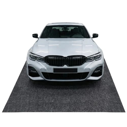 Meitola Garage Floor Protection Mat (8' x 8') Suitable for garages, it Prevents Slipping on the Bottom of Cars, Prevents Oil spillage, is Waterproof, Stain-Resistant, and Protects the Floor Surface.