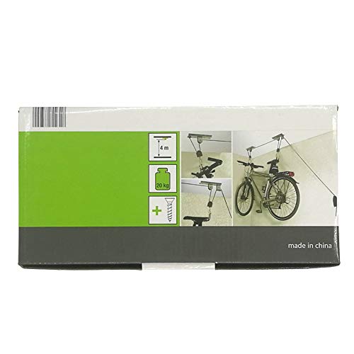 Bike Lift Hoist for Garage Ceiling, Heavy Duty Ceiling Mountain Bicycle Hanger Pulley Rack 100 lb Capacity
