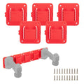 Tool Drill Mount Holder Compatible for Craftsman 20V Li-ion Drills, Heavy Duty ABS Tools Wall Dock Hanger for Garage, Workshop, Work Truck, 20 Screws, 5 Packs (No Tool)