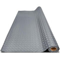 LITA Garage Floor Mat, PVC Flooring Roll Thickened Garage Mats, Heavy Duty Parking Mat Waterproof Nonslip Floor Protector for Car, Trailer, SUV, Basement, Gym (Grey) (7 Feet x 15 Feet)