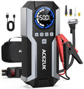 Jump Starter with Air Compressor, 8000A 150PSI Car Jump Starter (All Gas/12.0L Diesel), 12V Battery Jump Starters, Portable Jumper Cables, LCD Display and LED Lights
