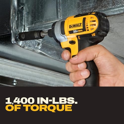 DEWALT 20V MAX Cordless Drill and Impact Driver, Power Tool Combo Kit , Includes 2 Batteries, Charger and Bag (DCK240C2)