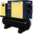 Torin PACK7-TA 7.5KW 10HP Rotary Screw Air Compressor 230V/3Ph 35CFM 125psi with 80Gal ASME Tand & Air Dryer Heavy Duty Air Compressed System All in One