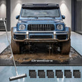 DremGara 7'9" x 18' Heavy-Duty Garage Floor Mat - 610GSM Commercial-Grade PVC Containment Mat with 1.2" Raised Edges to Trap Water, Mud, Snow & Oil, Waterproof Garage Floor Mat for Cars, Non-Slip