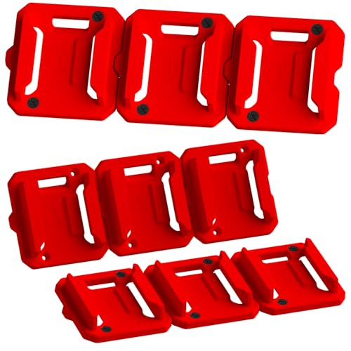 SZWJT-LV 5 Pack Battery Holder for Craftsman 20V Battery Mounts Dock Hold-er (w/10 Screws, No Batt-ery) and 2 Pack Tools Drill Mount Rack Fit for V20 Craftsman 20V Li-ion Drill((No Tool)