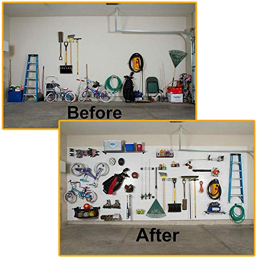 Intpro Slatwall Hooks Slatwall Accessories Utility Hooks Garage Storage Tool Organizer Large Heavy Duty Garage Panels Hooks for Ladders Bulk Items