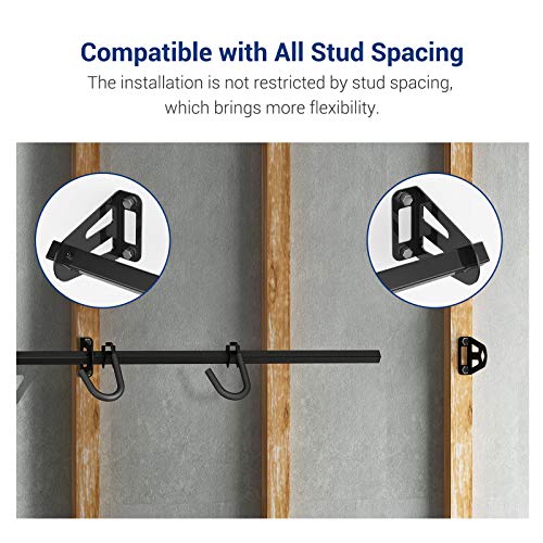 FLEXIMOUNTS 4 Bike Storage Rack, Heavy Duty Wall Mount Hanger for Home & Garage, Holds Up to 200lbs