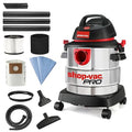 Shop-Vac 5 Gallon 4.5 Peak HP Wet/Dry Vacuum, Stainless Steel Tank, Portable Shop Vacuum with Attachments for Jobsite, Garage & Workshop. 5989300