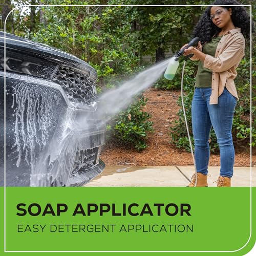Greenworks 1600 PSI (1.2 GPM) Electric Pressure Washer (25°, 40°, Soap Applicator) Ideal For Cleaning Cars, Trucks, Boats, Outdoor Patio Furniture, Decks, and Windows